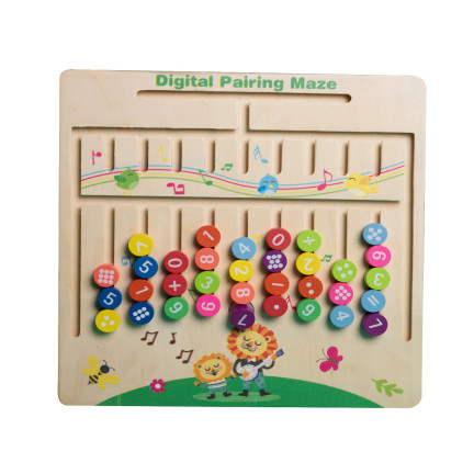 TG67010 SORTER DREWNIANY UKŁADANKA NAUKA DOPASUJ MONTESSORI ZABAWA LOGICZNA