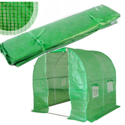 TG71369 FOLIA NA TUNEL FOLIOWY ZAMIENNA POSZYCIE SZKLARNIA OGRODOWA 2x2 4m2