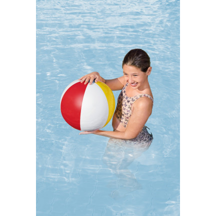 31021 DMUCHANA PIŁKA PLAŻOWA OGRODOWA W PASKI DUŻA BESTWAY 51CM