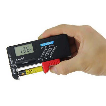 TG67393 TESTER MIERNIK BATERII i AKUMULATORKÓW AA AAA R14