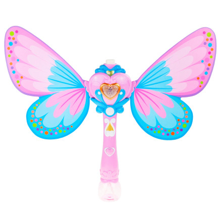 TG60463-1 MASZYNKA DO BANIEK MYDLANYCH MOTYL BAŃKI MYDLANE + PŁYN MAGICZNA RÓŻDŻKA