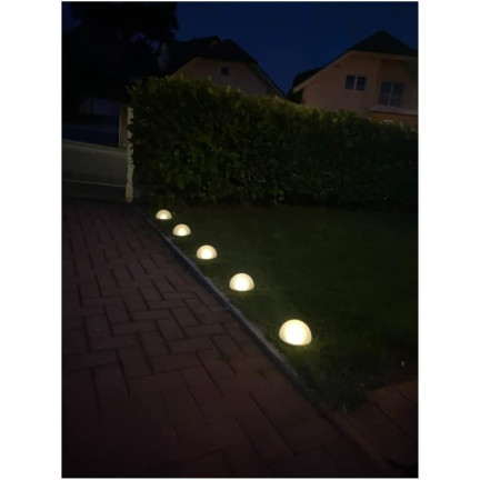 TG55962 Lampa solarna półkula, lampki kolorowe 5szt., led wbijana, oświetlenie ogrodu