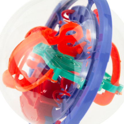 TG64355 DUŻA KULA LABIRYNT 3D PRZEPLATANKA ŁAMIGŁÓWKA ZRĘCZNOŚCIOWA GRA 14CM