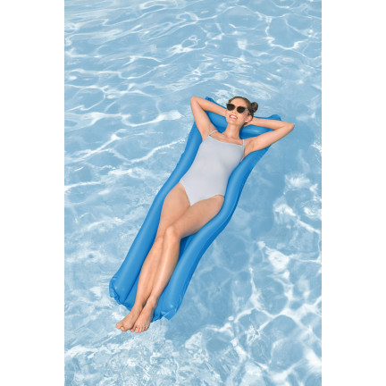 44007 MATERAC DMUCHANY DO PŁYWANIA JEDNOOSOBOWY PLAŻOWY KOLORY BESTWAY 183X69CM