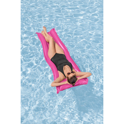 44007 MATERAC DMUCHANY DO PŁYWANIA JEDNOOSOBOWY PLAŻOWY KOLORY BESTWAY 183X69CM
