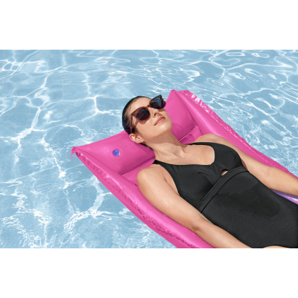 44007 MATERAC DMUCHANY DO PŁYWANIA JEDNOOSOBOWY PLAŻOWY KOLORY BESTWAY 183X69CM