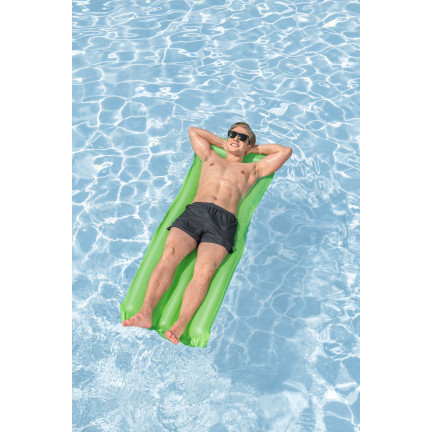 44007 MATERAC DMUCHANY DO PŁYWANIA JEDNOOSOBOWY PLAŻOWY KOLORY BESTWAY 183X69CM