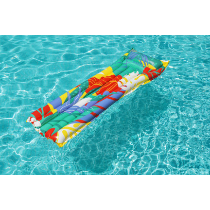 44033 MATERAC KOLOROWY PLAŻOWY DO PŁYWANIA KOLORY SZCZĘŚCIA BESTWAY 183X69CM