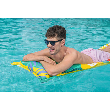 44033 MATERAC KOLOROWY PLAŻOWY DO PŁYWANIA KOLORY SZCZĘŚCIA BESTWAY 183X69CM