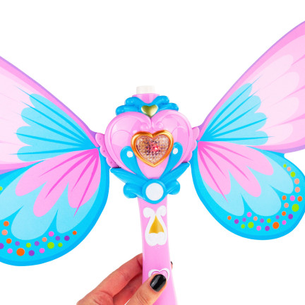 TG60463-1 MASZYNKA DO BANIEK MYDLANYCH MOTYL BAŃKI MYDLANE + PŁYN MAGICZNA RÓŻDŻKA