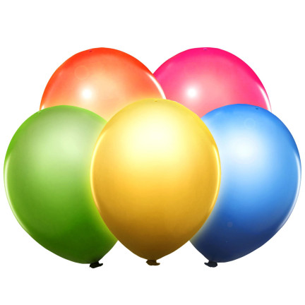 TG41913-2 Balony świecące led, podświetlane balony, zestaw 5szt., mix kolorów