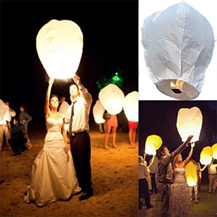 ZW20 LAMPIONY LATAJĄCE SZCZĘŚCIA LAMPION ŻYCZEŃ CHIŃSKI NA WESELE SYLWESTRA