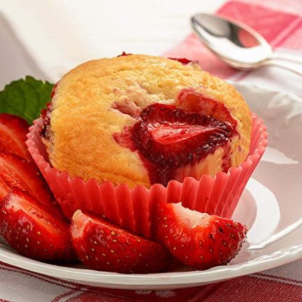 DD47 FOREMKI SILIKONOWE FORMY DO BABECZKEK MUFFINY ZESTAW 12 SZT DO PIECZENINA