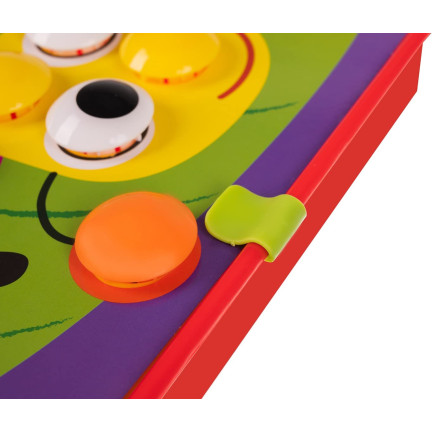 TG67283 UKŁADANKA GUZIKOWA MOZAIKA EDUKACYJNA GRZYBKI PUZZLE PINEZKI GRA MONTESSORI