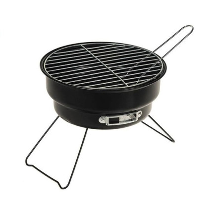TG71416 Grill turystyczny składany, gril okrągły węglowy przenośny, mini grill ruszt