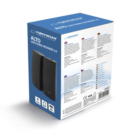 ES347 ALTO GŁOŚNIKI KOMPUTEROWE 2.0 JACK USB