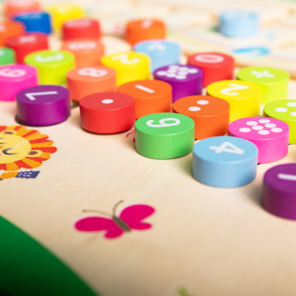 TG67010 SORTER DREWNIANY UKŁADANKA NAUKA DOPASUJ MONTESSORI ZABAWA LOGICZNA