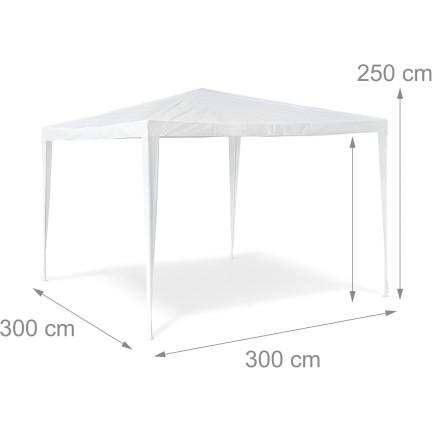 TG77591-2 PAWILON ALTANA NAMIOT OGRODOWY HANDLOWY IMPREZOWY KOMUNIA 3X3X2,5M