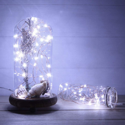 TG38879-1 LAMPKI DRUCIK 300LED ZIMNE BIAŁE WŁOSY ANIOŁA