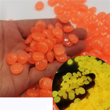 TG67713-6 Kamyki świecące, kamienie fluorescencyjne, 100 sztuk ozdobne