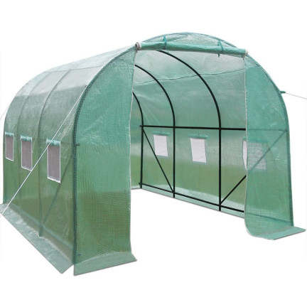TUN5576 TUNEL FOLIOWY SZKLARNIA OGRODOWA 3,5x2m FOLIAK NAMIOT WARZYWA ROZSADY 7m2