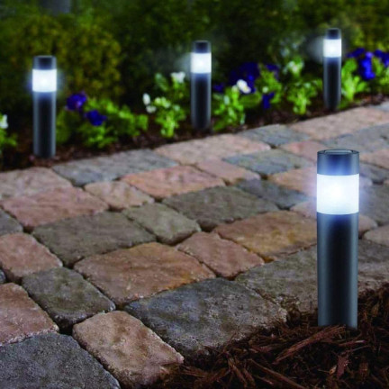 TG64662-2 Lampka solarna ogrodowa, lampka led wbijana 4szt., słupek solar, gruntowy