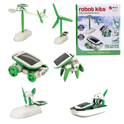TG60706 ROBOT SOLARNY 6w1 POJAZDY SOLARNE ROBOTY KREATYWNY ZESTAW EDUKACYJNY