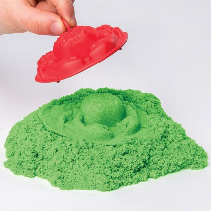 TG60132-3 PIASEK KINETYCZNY MAGICZNY 1KG PIASKOLINA KOLORY ZIELONY