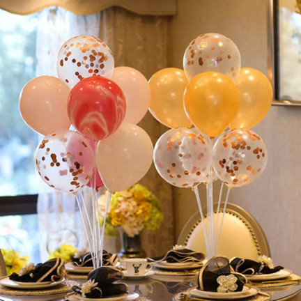 TG71474 STOJAK NA BALONY 7SZT NA 7 BALONÓW STELAŻ PATYCZKI IMPREZY URODZINY