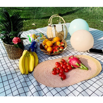 TG64613 KOC PIKNIKOWY MATA PIKNIKOWA TURYSTYCZNY PLAŻOWY WODOODPORNY 150x150 BIAŁY