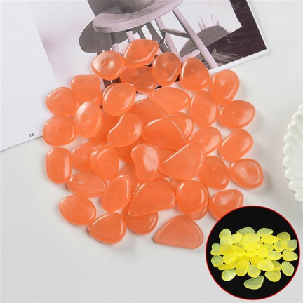 TG67713-6 Kamyki świecące, kamienie fluorescencyjne, 100 sztuk ozdobne
