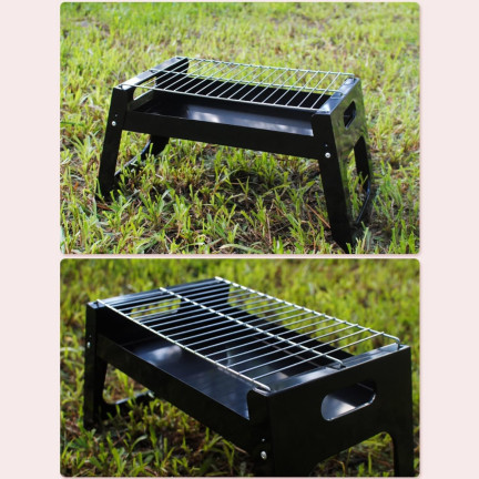 TG71420 GRILL SKŁADANY TURYSTYCZNY NA KEMPING BBQ PRZENOŚNY WĘGLOWY
