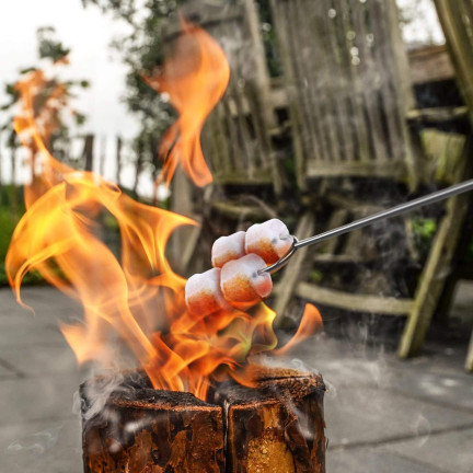 NN95 KIJ KIJEK NA OGNISKO KIEŁBASĘ WIDELCE TELESKOPOWE SKŁADANY WIDEŁKI BBQ GRILL