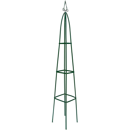 PERG-N0293 PERGOLA OGRODOWA PIRAMIDA PODPORA NA RÓŻE PNACZA SŁUP METALOWY