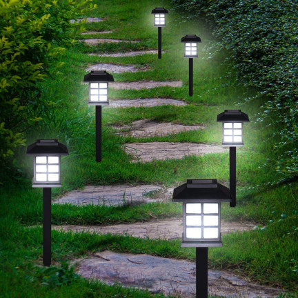NN63 Lampa solarna led, latarnia ogrodowa, lampka wbijana