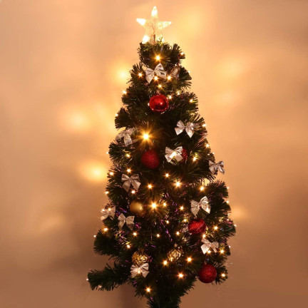 TG59773-1 KOKARDKI 12SZT SREBRNE BŁYSZCZĄCE ŚWIĄTECZNE CHOINKOWE KOKARDY OZDOBNE