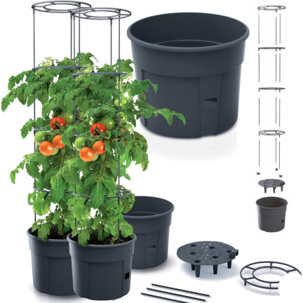 IPOM400-S433 DONICA DONICZKA Z OBRĘCZAMI ZESTAW DO UPRAWY POMIDORÓW GROWER NA POMIDORY