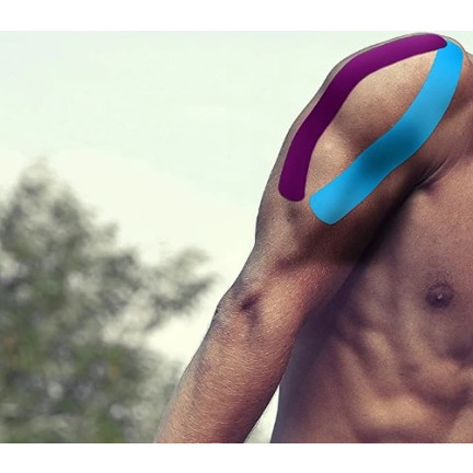TG56507 TAŚMA TEJP KINESIOTAPING TAPE TEJPY PLASTRY MOCNA 5m na kolano twarz bark