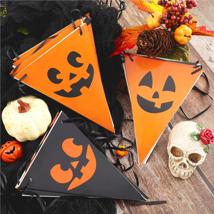 TG44472 GIRLANDA HALLOWEEN Z BALONAMI DEKORACJA DUŻA 3M