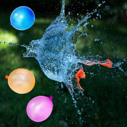 TG48074 BALONY BOMBY WODNE PASTELOWE KOLOROWE BALONY NA WODĘ ZESTAW 100SZT.