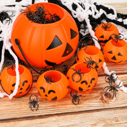 TG66295 WIADERKO POJEMNIK NA SŁODYCZE KUBEŁEK HALLOWEEN DYNIA