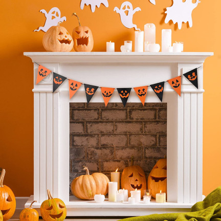 TG44472 GIRLANDA HALLOWEEN Z BALONAMI DEKORACJA DUŻA 3M