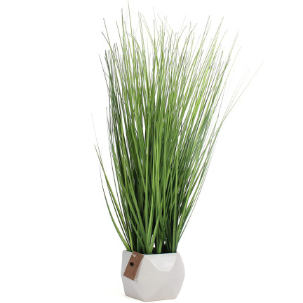 CV06319 DUŻA 85CM SZTUCZNA TRAWA W DONICZCE FEJKA