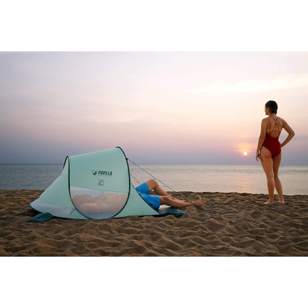 68107 NAMIOT PLAŻOWY TURYSTYCZNY BESTWAY SAMOROZKŁADAJĄCY 2M x 1,2M BEACH QUICK