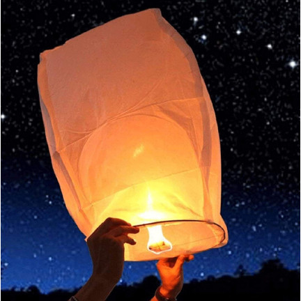 ZW20 LAMPIONY LATAJĄCE SZCZĘŚCIA LAMPION ŻYCZEŃ CHIŃSKI NA WESELE SYLWESTRA
