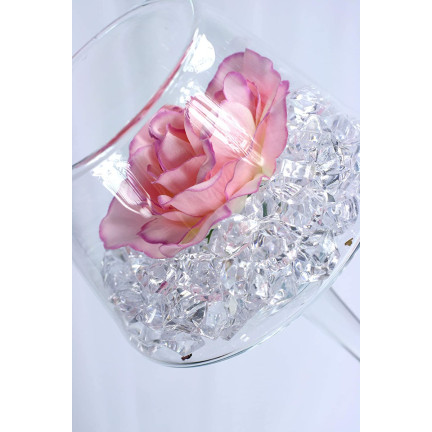 TG55062 DIAMENTOWE KAMYCZKI KRYSZTAŁKI DEKORACYJNE KONFETTI PRZEZROCZYSTE DIAMENTY