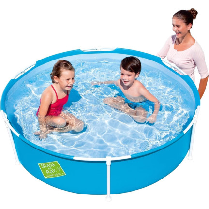 56283 BASEN STELAŻOWY BESTWAY OKRĄGŁY OGRODOWY DLA DZIECI PŁYTKI 152X38CM