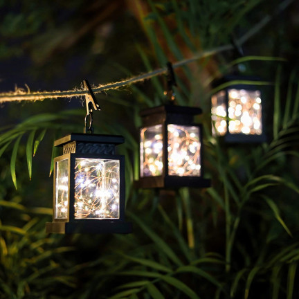 TG67267 LAMPA SOLARNA LATARENKA LED LATARNIA DRUCIK LAMPION OGRODOWY NA BALKON taras