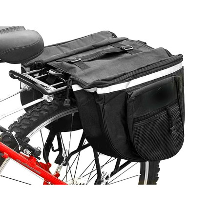 NN32 TORBA NA ROWER PODWÓJNA SAKWA ROWEROWA NA BAGAŻNIK