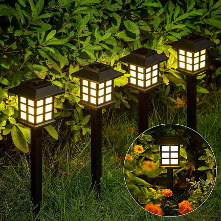 NN63 Lampa solarna led, latarnia ogrodowa, lampka wbijana
